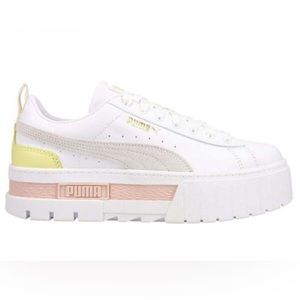 PUMA Mayze Lth Puma White size 6.5